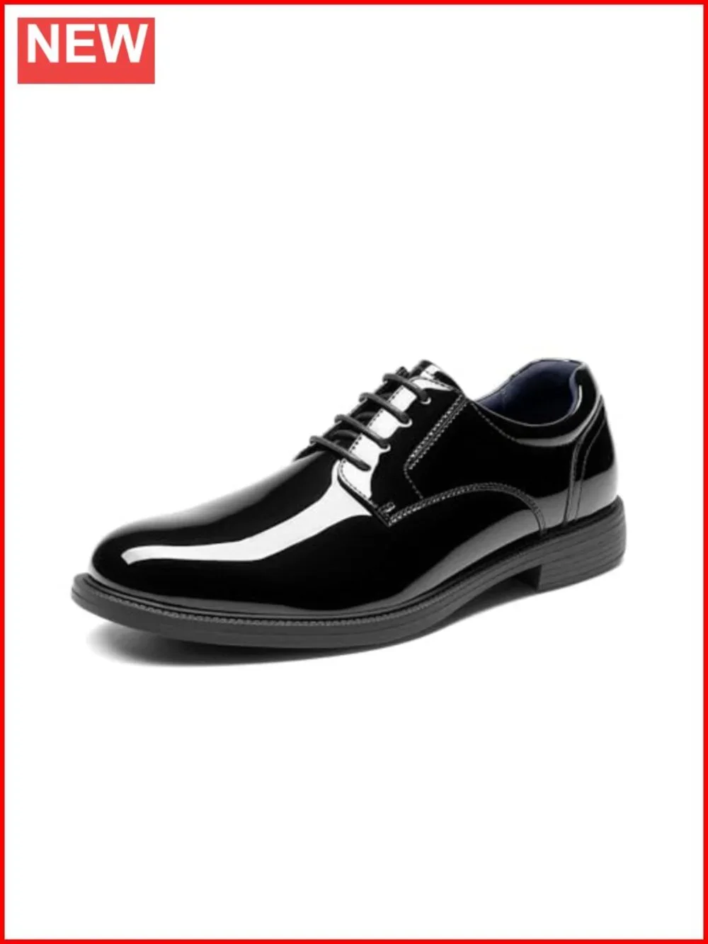 Men's Dress Oxford Shoes Classic Uniform Lace Up Formal Non Slip Faux Leather